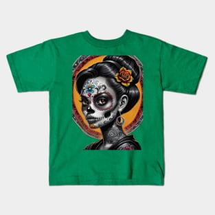 Catrina - Dia De Los Muertos Kids T-Shirt